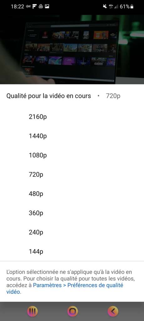 O YouTube melhora as opções de qualidade de vídeo em seu aplicativo