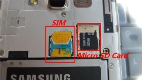 How to remove and insert SIM / SD card on Galaxy J7