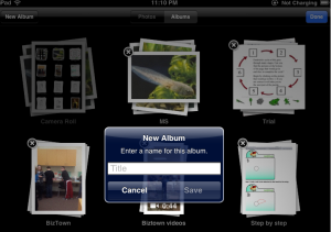 Cómo administrar fotos en iPad
