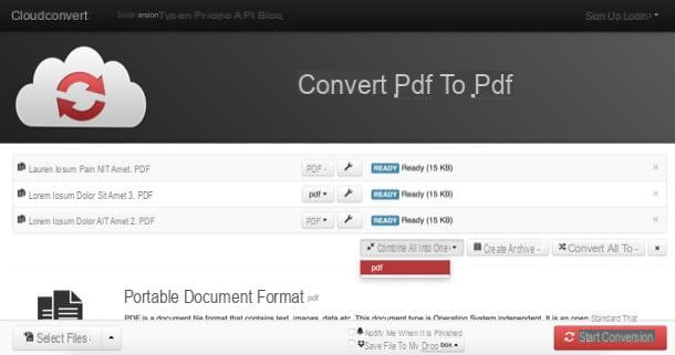 Como mesclar arquivos PDF