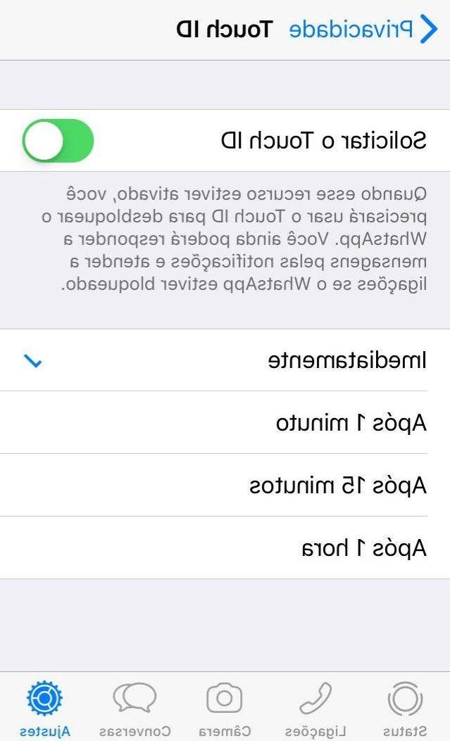 Como proteger o WhatsApp com Face ID ou Touch ID
