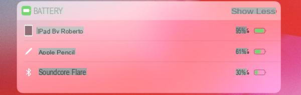 Comment afficher la batterie restante des appareils Bluetooth connectés à l'iPhone et à l'iPad