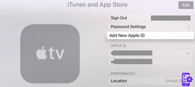 Como usar várias contas na Apple tv