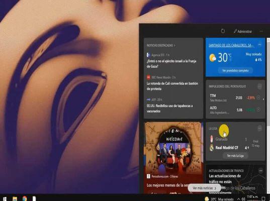 Remover o tempo da barra de tarefas no Windows 10 - Remover Widget