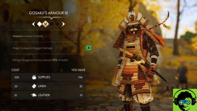 Ghost of Tsushima - How to get Gosaku armor - Key locations