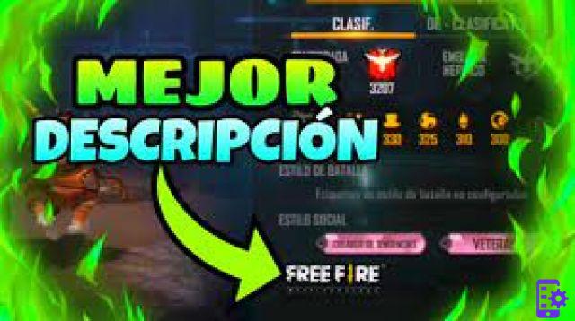 Las mejores descripciones para Free Fire