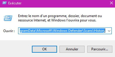 Histórico de proteção do Windows Defender W10 como removê-lo?