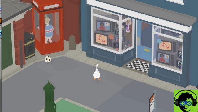 Untitled Goose Game: come andare in TV e intrappolare il ragazzo nella cabina del telefono