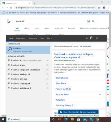 Altere o mecanismo de pesquisa e navegador padrão para Cortana no Windows 10