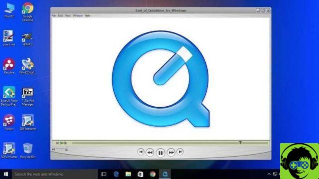 How to download and install QuickTime PRO Full for Windows 10 for free in Spanish