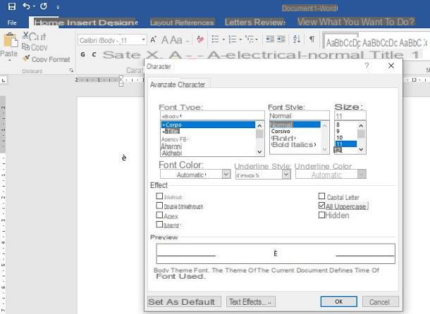 Comment mettre des majuscules dans Word