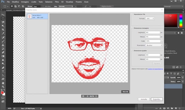 How to vectorize an image with Photoshop