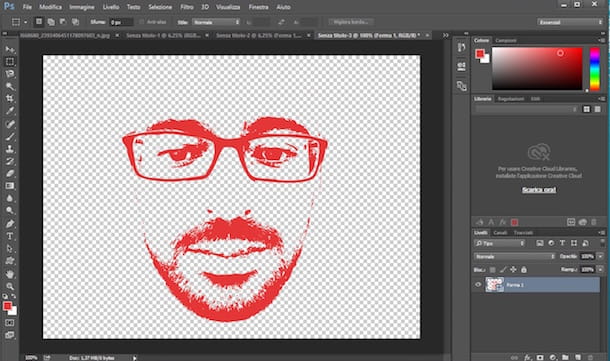 How to vectorize an image with Photoshop