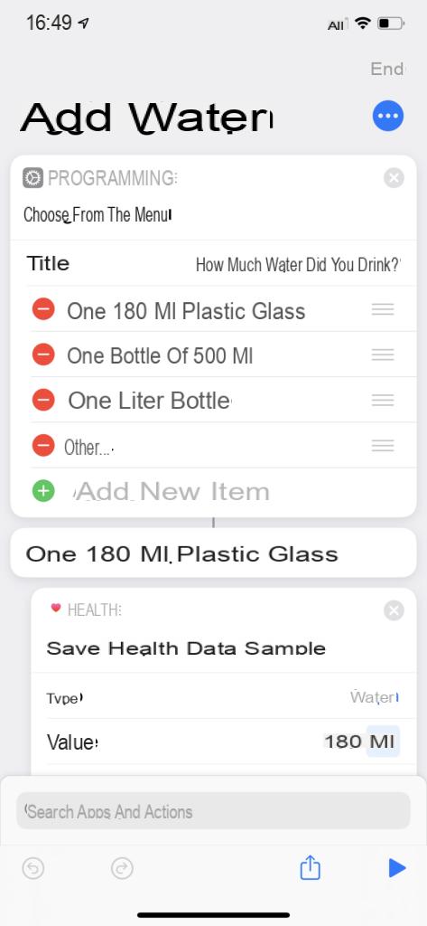 Track your drinking water with Siri on iPhone
