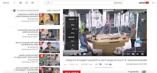 Come rallentare un video su YouTube