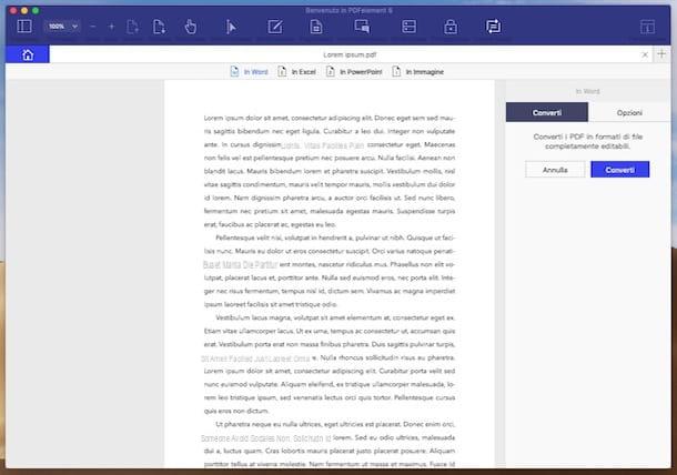 Come trasformare un PDF in Word con Mac