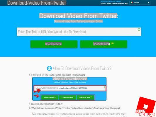Como baixar vídeos do Twitter