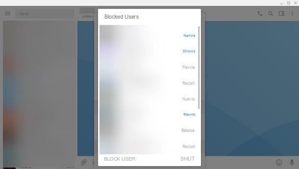 Come bloccare su Telegram