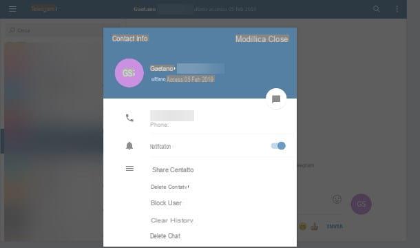 Come bloccare su Telegram
