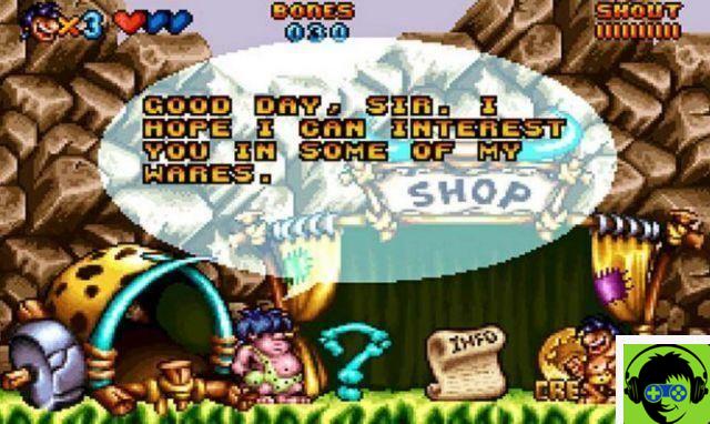 Prehistorik Man SNES cheats and codes