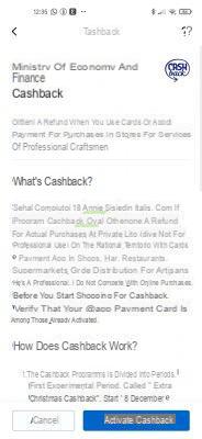 A continuación, le indicamos cómo activar el reembolso en sus tarjetas de crédito / débito / cajero automático