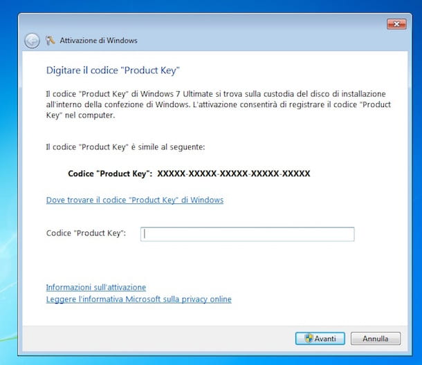 How to change Windows 7 product key