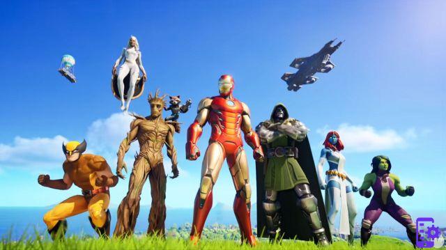 Quando os super-heróis saem em Fortnite