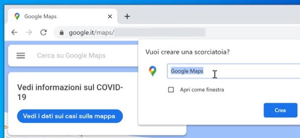 How to put the Google icon on the desktop