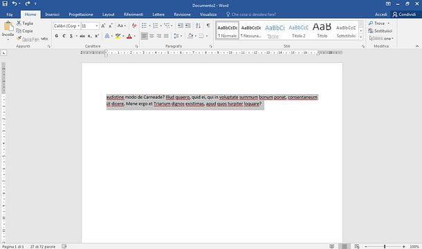 How to select everything in Word