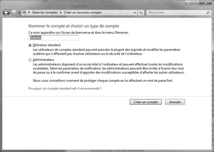 Windows 7 - gerenciamento de usuários