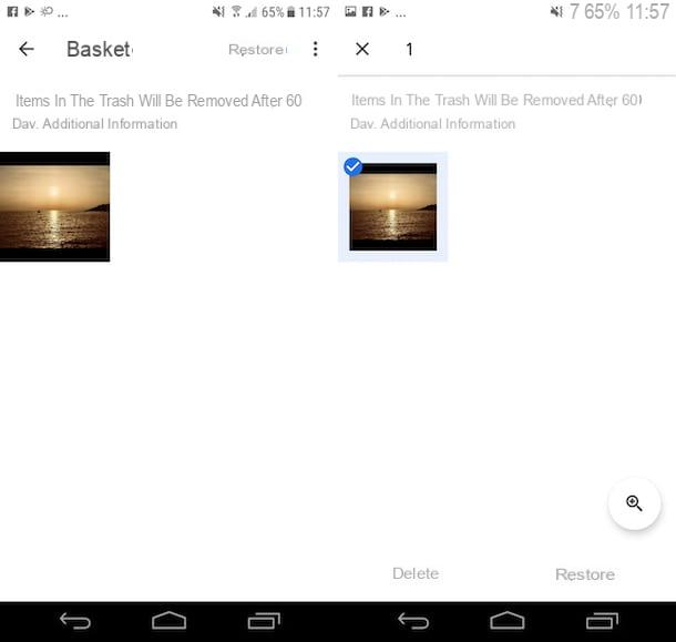 Comment récupérer des photos Android