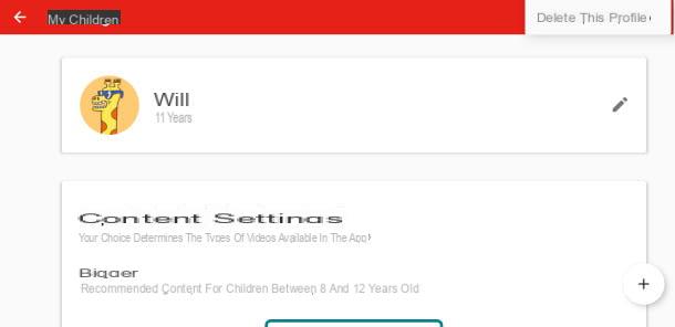 Come togliere YouTube Kids