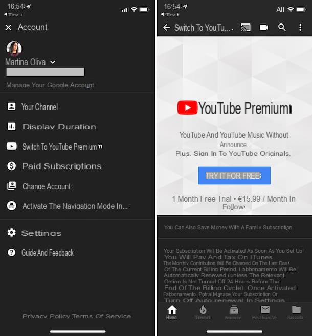 Comment obtenir gratuitement Youtube Premium