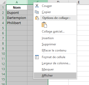 Excel tutorial: How to hide and unhide elements?