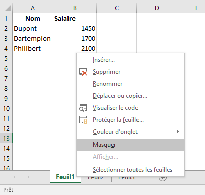 Excel tutorial: How to hide and unhide elements?