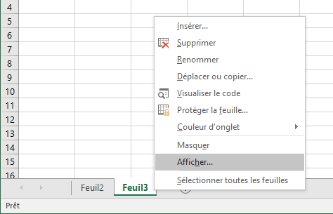 Excel tutorial: How to hide and unhide elements?