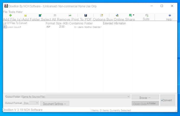 Programme pour convertir PDF en Word