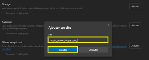 Delete the banner or the message I accept `` Google uses cookies ''