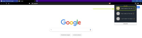 Exclua o banner ou a mensagem Eu aceito `` Google usa cookies ''