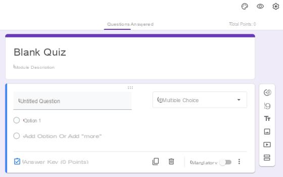 Google Classroom: create a remote lesson