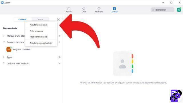 How to add a contact on Zoom?