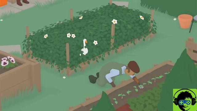 Untitled Goose Game: Cómo bloquear al jardinero fuera del jardín