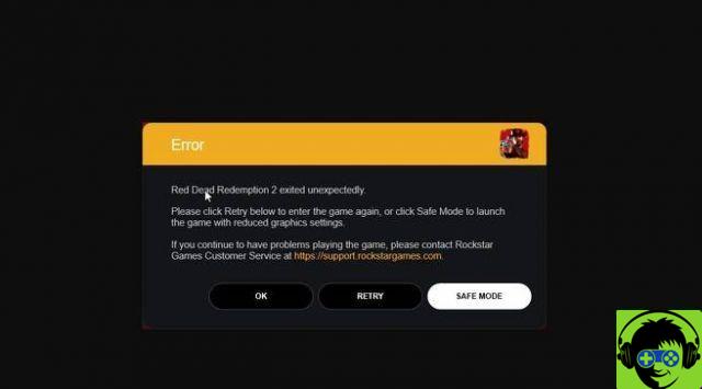 Red Dead Redemption 2 salió inesperadamente Error para PC solucionado