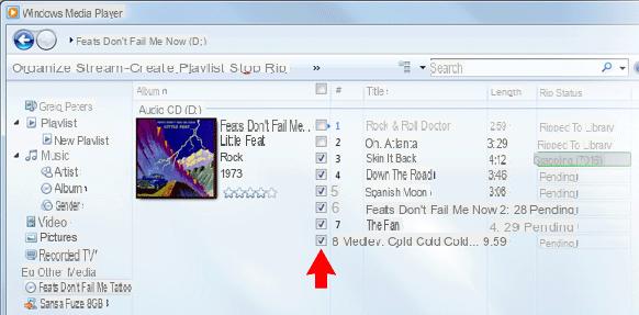 Copie música de CD a PC y Mac -