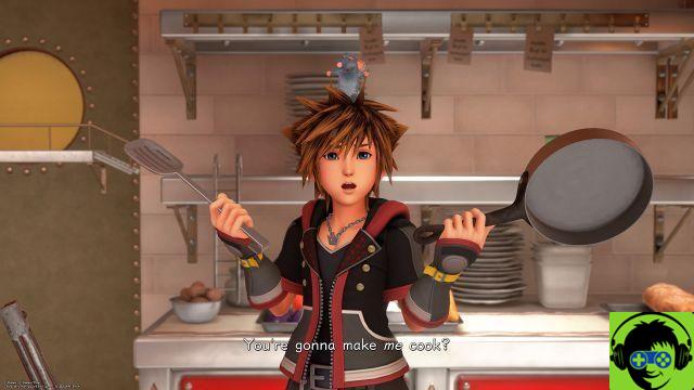 Kingdom Hearts III: Todos los Ingredientes y Recetas