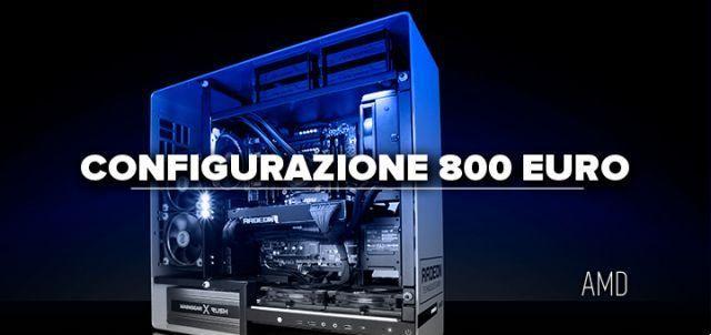 Configurazione PC gaming 800 euros • AMD e Intel (2022)