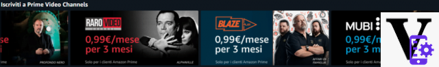 Nouvelles chaînes Amazon Prime Video à 0,99 euros les 3 premiers mois