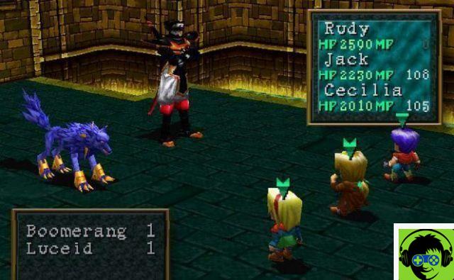 Cheats e códigos do Wild Arms para PS1