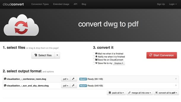 Comment convertir DWG en PDF