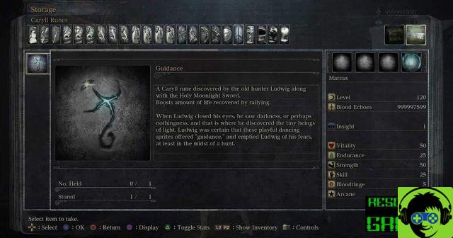 Bloodborne Trucos: Ecos de Sangre, Duplicar Objetos